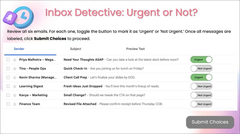 All 7 Magic Keys Tasks Example - Pooja Jalsingh